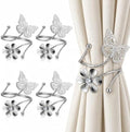 Butterfly Curtain Tiebacks, 4 Pack, No Drilling by Unknown