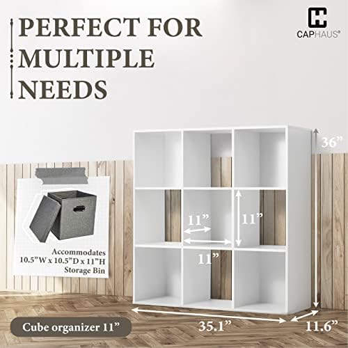 CAPHAUS Sturdy Room 11-Inch Cube Storage Organizer Shelf, - Image 3