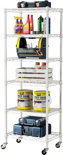 6 Small Wire Shelves Kitchen Pantry Close Home Organizers and Storage Bathroom by SINGAYE