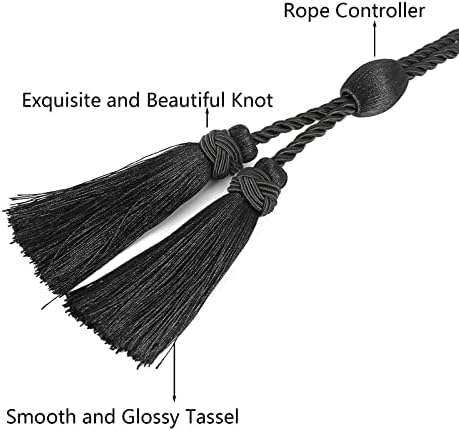 4 Pack Curtain Tiebacks with Tassel, Decorative Curtain Holdback - Image 3