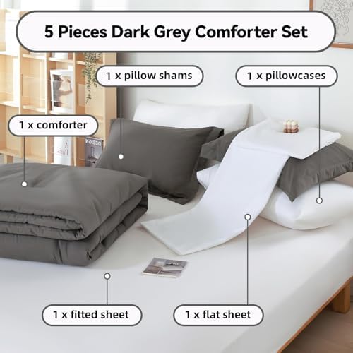 Twin Comforter Set with Sheets - Image 3