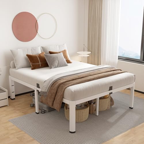 20 Inch White Full Bed Frame - Image 6