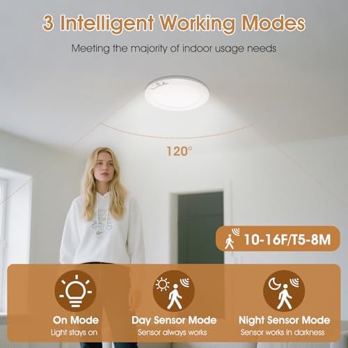 Rechargeable Motion Sensor Ceiling Light - Image 2
