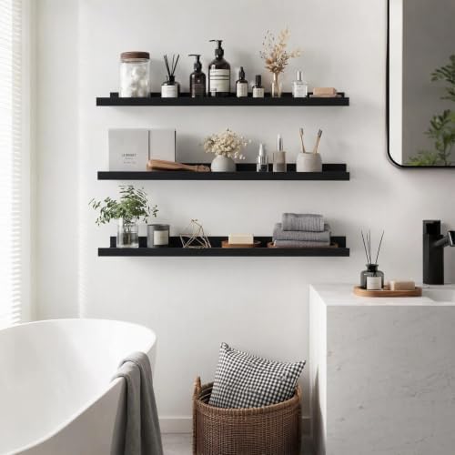 36inch Long Floating Shelves for Wall Decor, 5-Set Shelves - Image 2