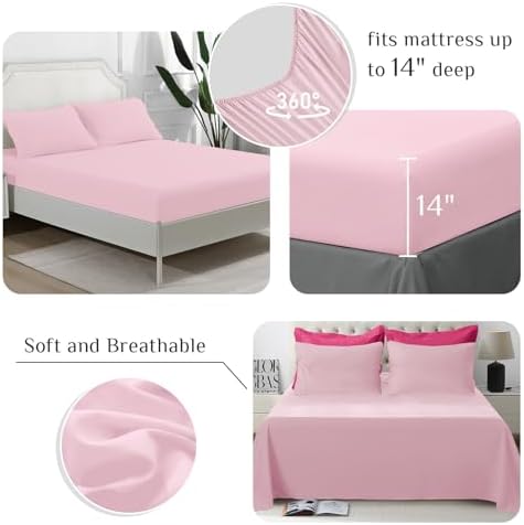 JOLLYVOGUE Twin XL Comforter Set, Ultra-Soft Bed in a Bag Twin XL Size 5 Pieces - Image 4