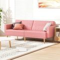 75 Inch Convertible Couch Sofa Bed, Reclining Futon Sleeper by Monibloom