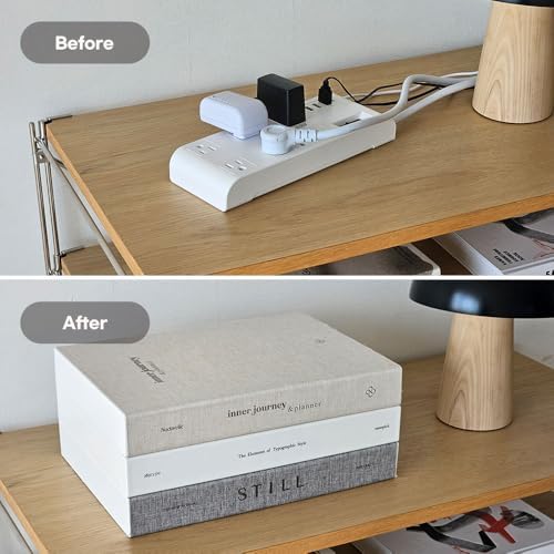Book Shape Decorative Cable Management Box - Image 5
