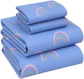 RUVANTI 100% Cotton Queen Sheets, Percale Queen Sheet Set, Baby Rainbow by Ruvanti