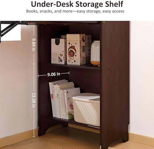 Bamboo Folable Desk for Small Spaces, Folding Desk - Image 2