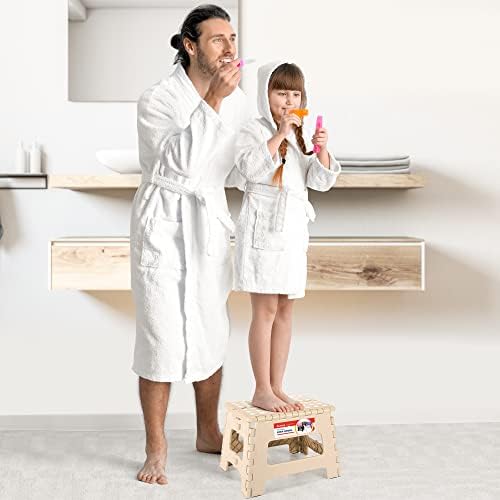 Folding Step Stool 9 Inch, Non-Slip Foldable Stools - Image 2