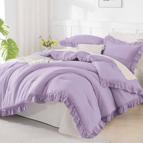 Andency Lavender Comforter Set Full Size by Andency