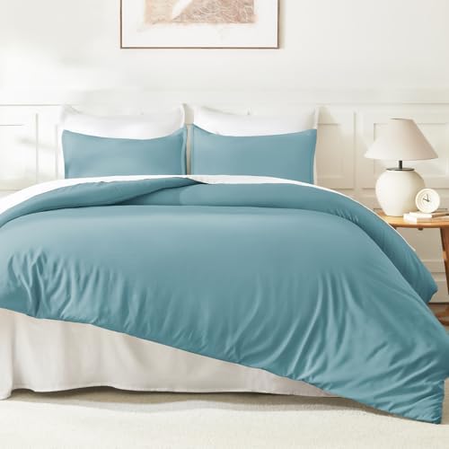 Litanika Comforter Full Size, 3 Pieces Lightweight Solid Bed Set - Image 6