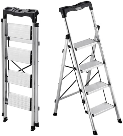 VEVOR 4 Step Ladder, Folding Step Stool by VEVOR