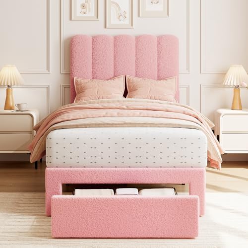 GarveeHome Twin Bed Frame, Platform Bed by GarveeHome