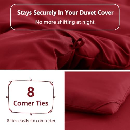 HIMEET King Size Comforter Set, 3 Pieces - Image 4