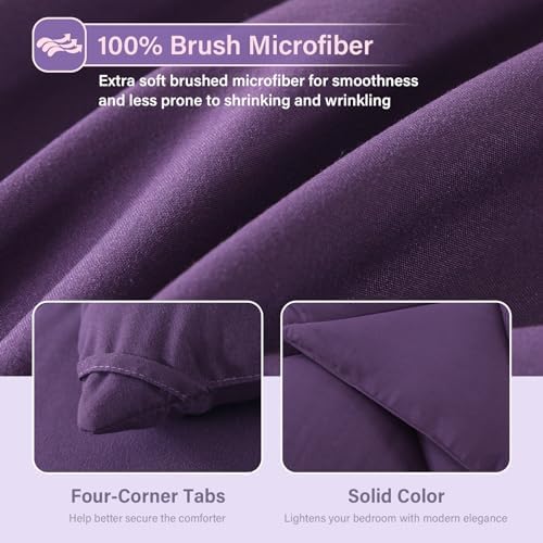 7pcs Solid Comforter Set Full Down Alternative Bedding Sets - Image 4