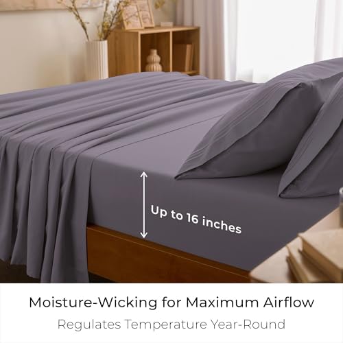 Mellanni Iconic 4-PC Bed Sheet Set - Image 4
