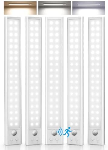 5-Pack Under Cabinet Lighting Wireless, Motion Sensor Light Indoor by AMETHEUS
