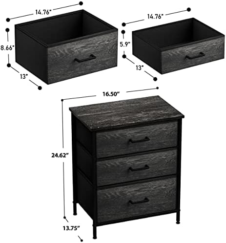 Sorbus Nightstand for Bedroom - Image 3