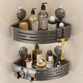 VOLPONE Corner Shower Caddy Suction Cup Shower Shelf Corner No Drilling by VOLPONE