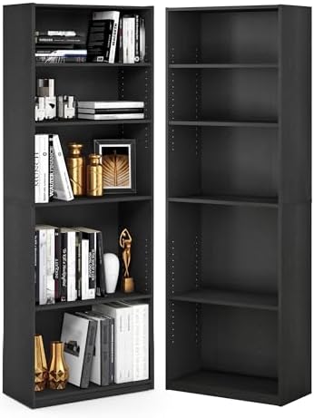 Furinno Jaya 5-Tier Book Shelf - Image 5
