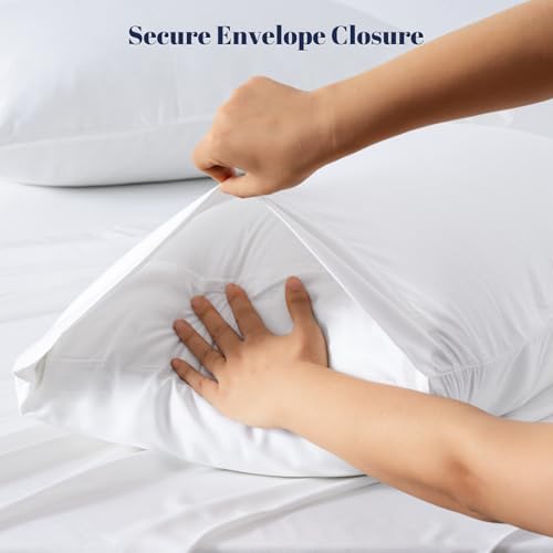 PHF 6PCS Cooling Sheets Set King Size, 100% Rayon Derived from Bamboo - Image 5
