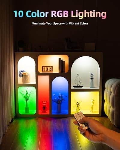 HOLKPOILOT Puck Lights with Remote, Under Cabinet Lights, 2000mAh Battery - Image 6