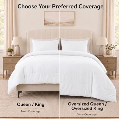 CozyLux Twin Comforter Set, 2 Pieces Down Alternative Bedding - Image 6