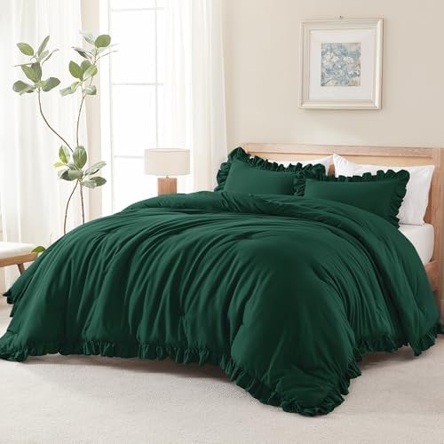 Andency Dark Green King Size Comforter Set - Image 4