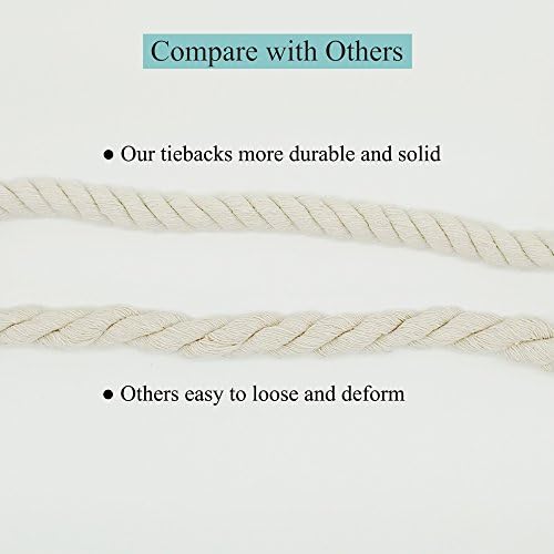 Hand Knitting Curtain Tiebacks Rope - Image 4