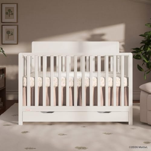 Fisher-Price Meadowbrook 4-in-1 Convertible Full Size Baby Crib - Image 2