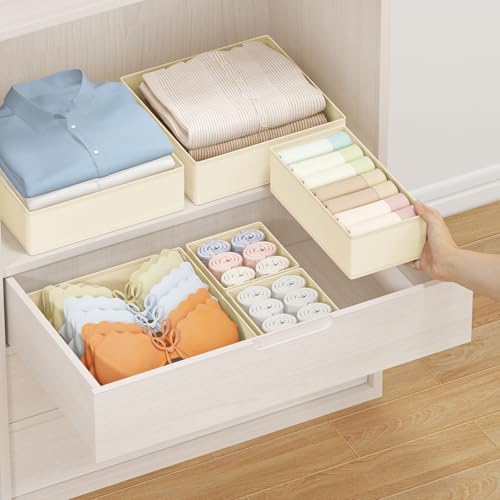 DIMJ 24-Pack Fabric Drawer Organizer Bins - Image 4