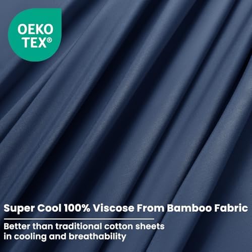 Shilucheng 100% Viscose Derived from Bamboo_Sheets, Extra Deep Pocket - Image 6