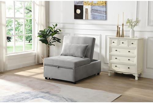 Folding Ottoman Sofa Bed Multifunctional Convertible Space-Saving Furniture - Image 5