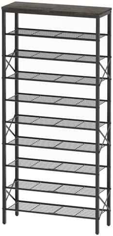 10 Tier Shoe Rack, Large Capacity Shoe Storage Organizer Holds 40 Pairs by Yatiney