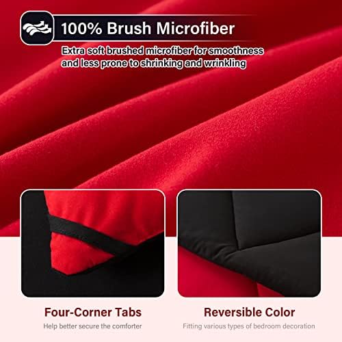 7pcs Reversible Comforter Set Full Down Alternative Bedding Sets - Image 4