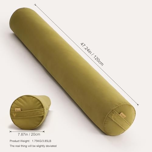 Long Round Body Pillow for Adults, 47.24 x 7.87 in - Image 2