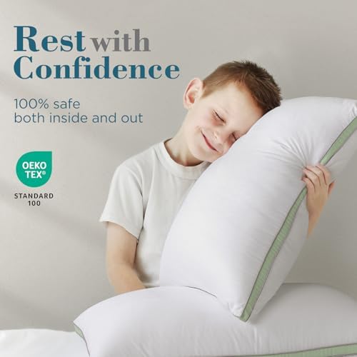 viewstar Pillows Queen Size Set of 2, Firm Support - Image 6