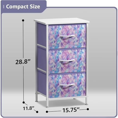 Sorbus Nightstand with 3 Drawers - Image 3