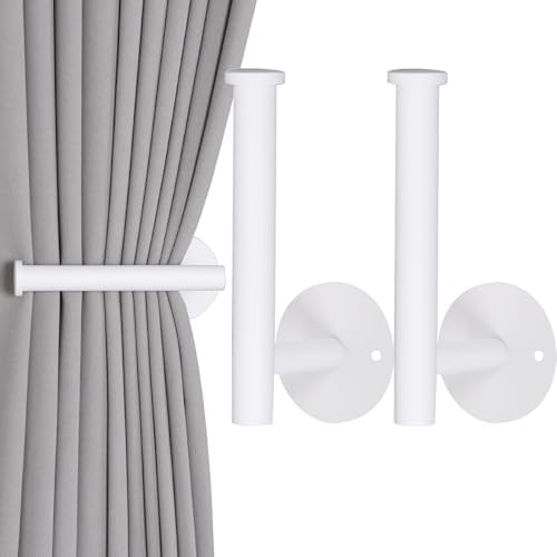 Groleca 2-Pack No Drill Curtain Holdbacks & Tiebacks by GROLECA