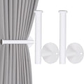Groleca 2-Pack No Drill Curtain Holdbacks & Tiebacks by GROLECA