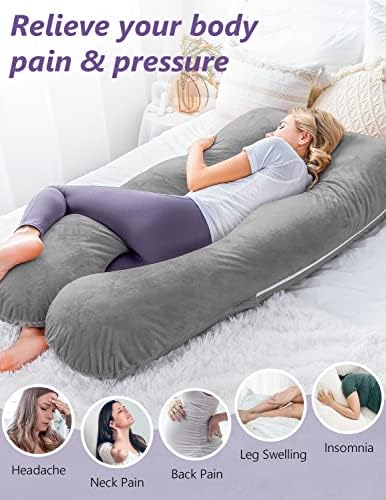 Pregnancy Pillow, U Shaped Pregnancy Body Pillow - Image 3