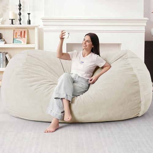 6FT Bean Bag Chair 6'Giant Bean Bag Chairs - Image 3