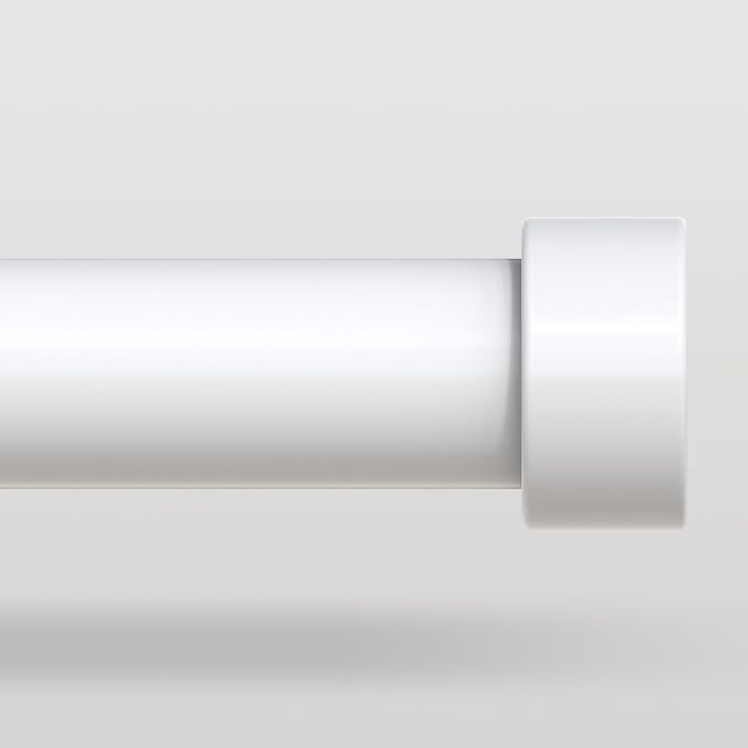 VOIIY White Curtain Rods for Windows 18 to 42 Inch, Size:18''-42'' by VOIIYCurtainRods