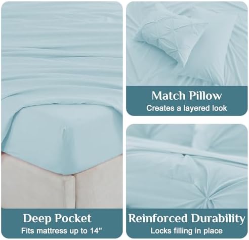 JOLLYVOGUE Queen Comforter Set 7 Pieces - Image 5