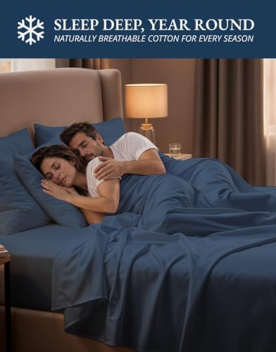LANE LINEN Twin XL Bed Sheets 100% Egyptian Cotton Sateen - Image 7