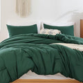 ROSGONIA Queen Comforter Set Emerald Green, All Season Blanket Lightweight by ROSGONIA