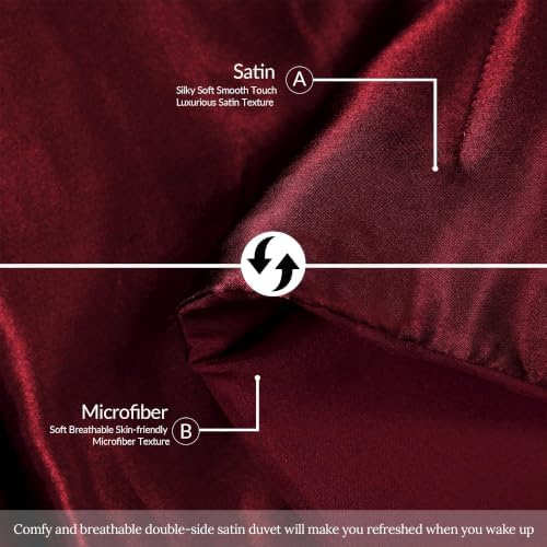 Whale Flotilla Reversible Satin Queen Comforter Set - Image 6