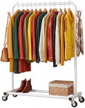 Sywhitta Metal Clothing Rack on Wheels by haseverythingyouneed