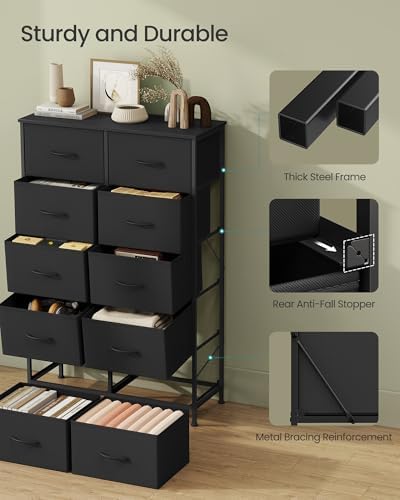 SONGMICS Dresser for Bedroom, Tall Dresser - Image 6